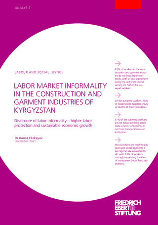 Labor market informality in the construction and garment industries of Kyrgyzstan